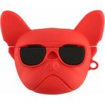 Microsonic AirPods 3. Nesil Kılıf Cartoon Figürlü Silikon Crtn-Fgr-Bldg-Krz - Kırmızı - Siyah