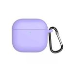 Microsonic Airpods 4 Kılıf Askılı Mat Silikon Lila