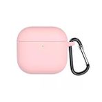 Microsonic Airpods 4 Kılıf Askılı Mat Silikon Pembe