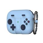 Microsonic Airpods 4 Kılıf Cartoon Figürlü Silikon Retro Gameboy Mavi