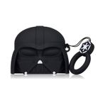 Microsonic Airpods 4.nesil / Anc Kılıf Cartoon Figürlü Silikon Crtn-fgr-drth-vdr Black