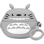Microsonic Airpods 4.nesil / Anc Kılıf Cartoon Figürlü Silikon Crtn-fgr-ttr Titanyum Gri