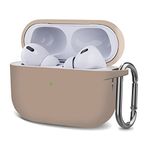 Microsonic AirPods Pro 2.Nesil için Kılıf Askılı Mat Silikon Rose Gold [AirPods Pro 2. Nesil ile Uyumlu Kılıf - Rose Gold]