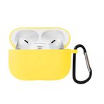 Microsonic AirPods Pro 2.Nesil için Kılıf Liquid Silicone Lansman Sarı [AirPods Pro 2. Nesil ile Uyumlu Kılıf - Sarı]