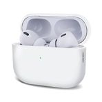Microsonic AirPods Pro 2.Nesil için Kılıf Mat Silikon Beyaz [AirPods Pro 2. Nesil ile Uyumlu Kılıf - Beyaz]