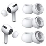 Microsonic AirPods Pro 2.Nesil için Kulaklık Uçları - 6 set (XS/S/L) [AirPods Pro 2. Nesil ile Uyumlu Kılıf - Beyaz]