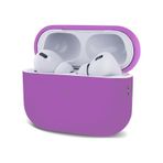 Microsonic Airpods Pro 2.nesil Kılıf Mat Silikon Lila