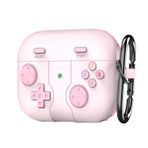 Microsonic AirPods Pro 3 için Kılıf Cartoon Figürlü Silikon Retro Gameboy Pembe [AirPods Pro 3 ile Uyumlu Kılıf - Pembe]