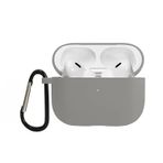 Microsonic AirPods Pro 3 Liquid Silicone Lansman Gri [AirPods Pro 3 ile Uyumlu Kılıf - Gri]