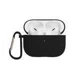 Microsonic AirPods Pro 3 Liquid Silicone Lansman Siyah [AirPods Pro 3 ile Uyumlu Kılıf - Siyah]