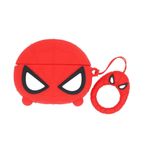 Microsonic AirPods Pro için Kılıf Cartoon Figürlü Silikon Crtn-Fgr-Ormck-Adm [AirPods Pro ile Uyumlu Kılıf - Şarap Kırmızısı]