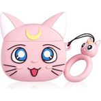Microsonic AirPods Pro Kılıf Cartoon Figürlü Silikon Crtn-Fgr-Slr-Mn-Dna - Gülkurusu
