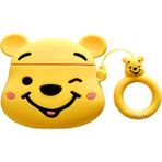Microsonic AirPods Pro Kılıf Cartoon Figürlü Silikon Crtn-Fgr-Wtp - Altın