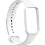 Microsonic Amazfit Band 7 Silikon Beyaz Kordon