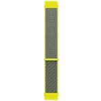 Microsonic Amazfit Bip U Pro Hasırlı Woven Sport Loop Sarı Kordon