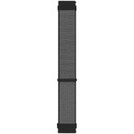 Microsonic Amazfit GTR 2E 47 mm Woven Sport Loop Siyah Hasırlı Kordon