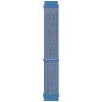 Microsonic Amazfit GTS 2E Uyumlu 42 mm Hasırlı Woven Sport Loop Mavi Kordon