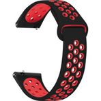Microsonic Amazfit GTS Rainbow Sport Band Siyah Kırmızı Kordon