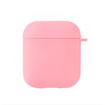 Microsonic Apple AirPods 1. Nesil / 2. Nesil için Kılıf Liquid Silicone Lansman Pembe [AirPods 1/2 ile Uyumlu Kılıf - Pembe]