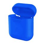 Microsonic Apple AirPods 1. Nesil / 2. Nesil için Kılıf Mat Silikon Mavi [AirPods 1/2 ile Uyumlu Kılıf - Mavi]