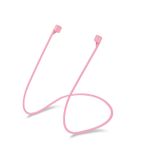 Microsonic Apple AirPods 1. Nesil / 2. Nesil için kulaklık Askısı Neck Rope Silicone Pembe [AirPods 1/2 ile Uyumlu Kılıf - Pembe]