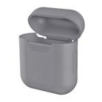 Microsonic Apple AirPods 1. Nesil / 2. Nesil için Mat Silikon Kılıf Gri [AirPods 1/2 ile Uyumlu Kılıf - Gri]