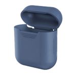 Microsonic Apple AirPods 1. Nesil / 2. Nesil için Mat Silikon Kılıf Lacivert [AirPods 1/2 ile Uyumlu Kılıf - Lacivert]
