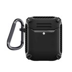 Microsonic Apple AirPods 1. Nesil / 2. Nesil Legacy Cube için Kılıf Siyah [AirPods 1/2 ile Uyumlu Kılıf - Siyah]