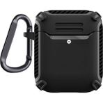 Microsonic Apple AirPods 1. Nesil / 2. Nesil Legacy Cube Kılıf Siyah - AirPods 1 / 2
