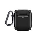 Microsonic Apple AirPods 1. Nesil / 2. Nesil Legacy Cube Kılıf Siyah