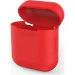 Microsonic Apple AirPods 1. Nesil/2. Nesil Mat Silikon Kılıf Kırmızı - AirPods 1 / 2