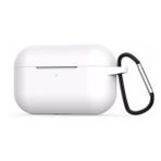 Microsonic Apple AirPods Pro Askılı Mat Silikon Kılıf Beyaz