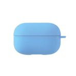 Microsonic Apple AirPods Pro için Kılıf Liquid Silicone Lansman Mavi [AirPods Pro ile Uyumlu Kılıf - Mavi]