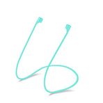 Microsonic Apple AirPods Pro için kulaklık Askısı Neck Rope Silicone Turkuaz [AirPods Pro ile Uyumlu Kılıf - Turkuaz]