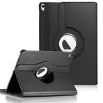 Microsonic Apple iPad 11 İnç A1980 360 Dönerli Stand Deri Siyah Kılıf
