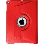 Microsonic Apple Ipad 9.7 2018 Kırmızı 360 Dönerli Stand Deri Kılıf