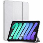 Microsonic Apple iPad Mini 6 2021 Gümüş Smart Case ve Arka Kılıf
