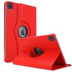 Microsonic Apple iPad Pro 11'' 2021 3. Nesil için Kılıf (A2377-A2459-A2301-A2460) 360 Rotating Stand Deri Kırmızı [iPad Pro 11 2021 ile Uyumlu Kılıf - Kırmızı]