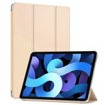 Microsonic Apple iPad Pro 11 2024 Kılıf (A2836-A2837) Slim Translucent Back Smart Cover Gold [iPad Pro 11 2024 ile Uyumlu Kılıf - Gold]