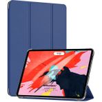 Microsonic Apple iPad Pro 12.9`` 2022 6. Nesil Kılıf (A2436-A2764-A2437-A2766) Slim Translucent Back Smart Cover Lacivert - iPad Pro 12.9 2022