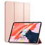 Microsonic Apple iPad Pro 12.9`` 2022 6. Nesil Kılıf Slim Translucent Back Smart Cover Rose Gold
