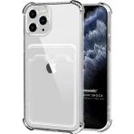 Microsonic Apple iPhone 11 Pro Max Card Slot Shock Şeffaf Cep Telefonu Kılıfı