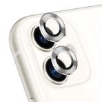 Microsonic Apple iPhone 11 Tekli Gümüş Kamera Lens Koruma Camı