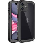 Microsonic Apple iPhone 11 Waterproof 360 Full Body Protective Siyah Cep Telefonu Kılıfı
