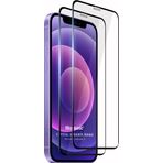 Microsonic Apple İphone 12 Crystal Seramik Nano Ekran Koruyucu Siyah 2 Adet