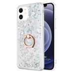 Microsonic Apple iPhone 12 Glitter Liquid Holder Kılıf