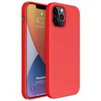 Microsonic Apple iPhone 12 Pro Groovy Soft Kırmızı Cep Telefonu Kılıfı