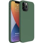 Microsonic Apple iPhone 12 Pro Groovy Soft Koyu Yeşil Cep Telefonu Kılıfı