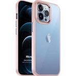 Microsonic Apple iPhone 12 Pro Max Shadow Planet Açık Pembe Cep Telefonu Kılıfı