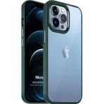 Microsonic Apple iPhone 12 Pro Max Shadow Planet Koyu Yeşil Cep Telefonu Kılıfı